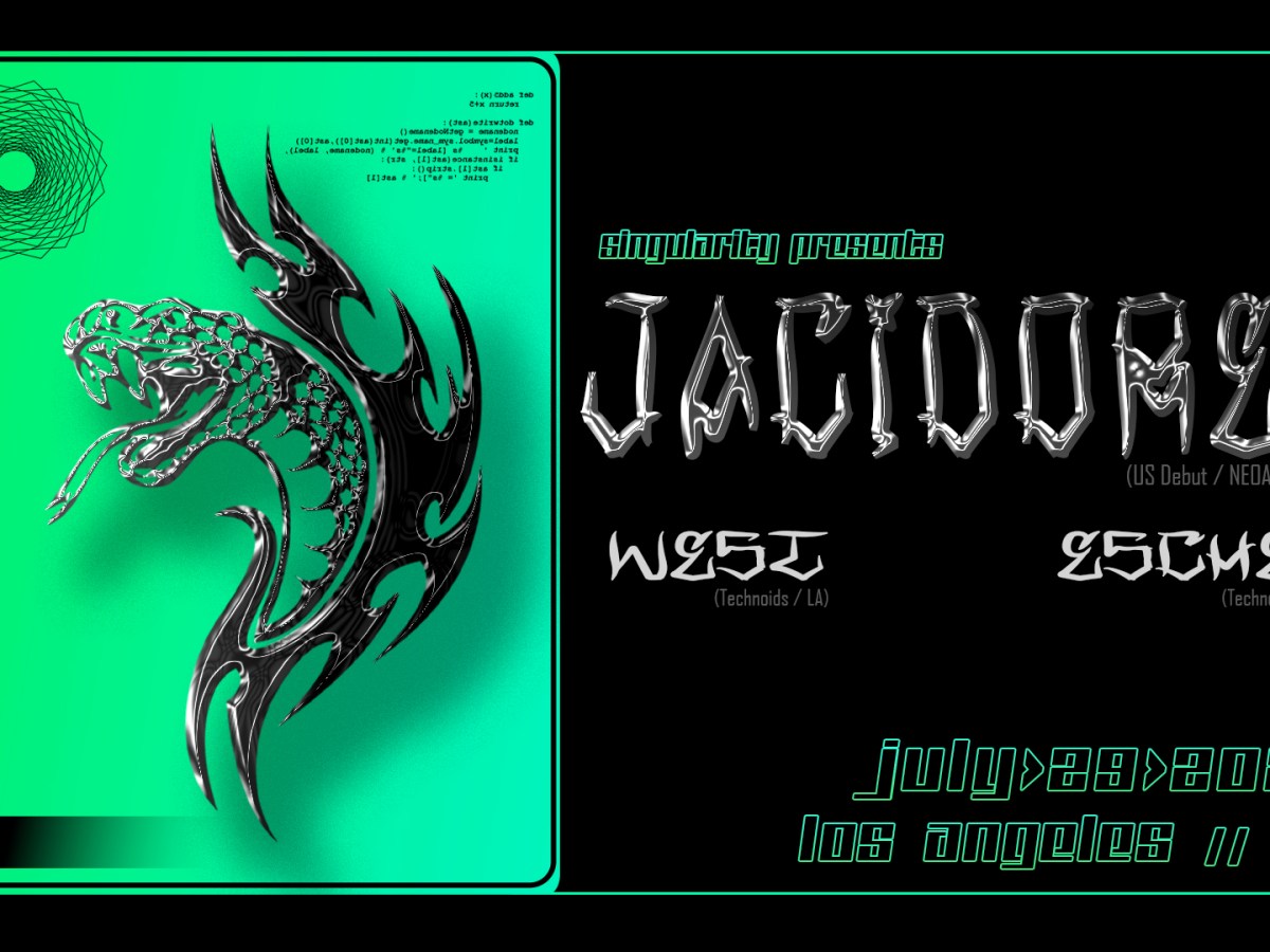 THIS FRIDAY JULY 29 JACIDOREX COMES TO&nbsp;LA
