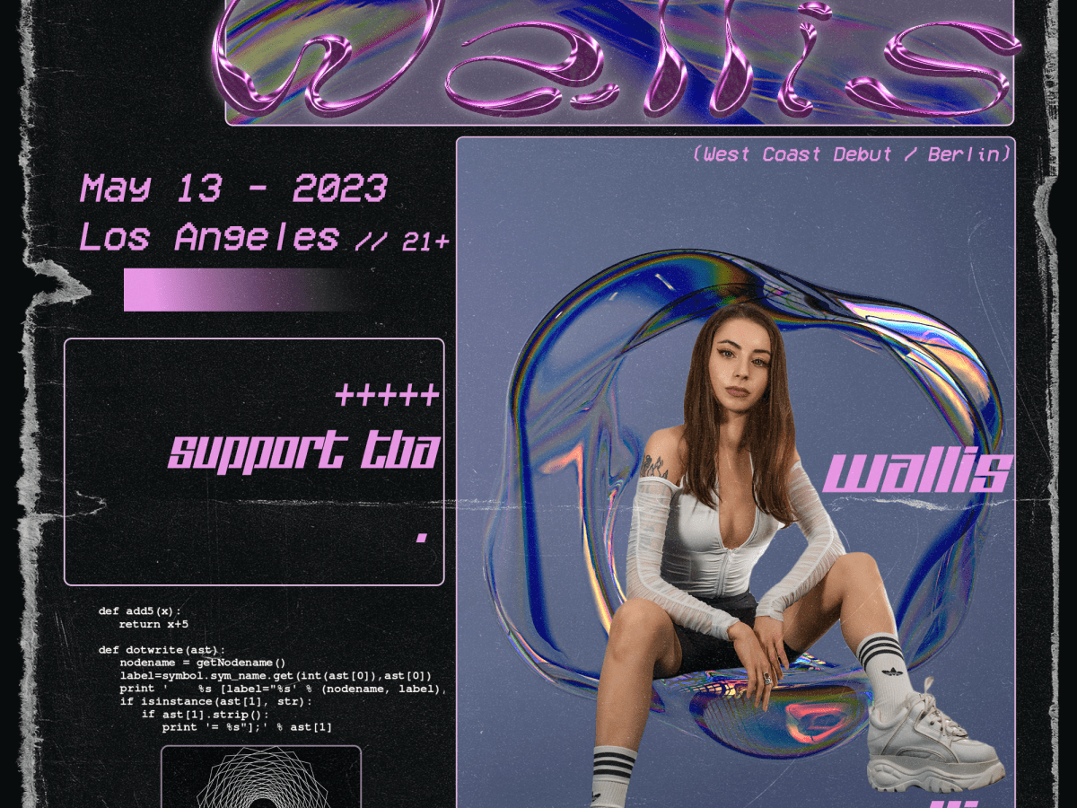 Singularity Presents: WALLIS (LA&nbsp;DEBUT)