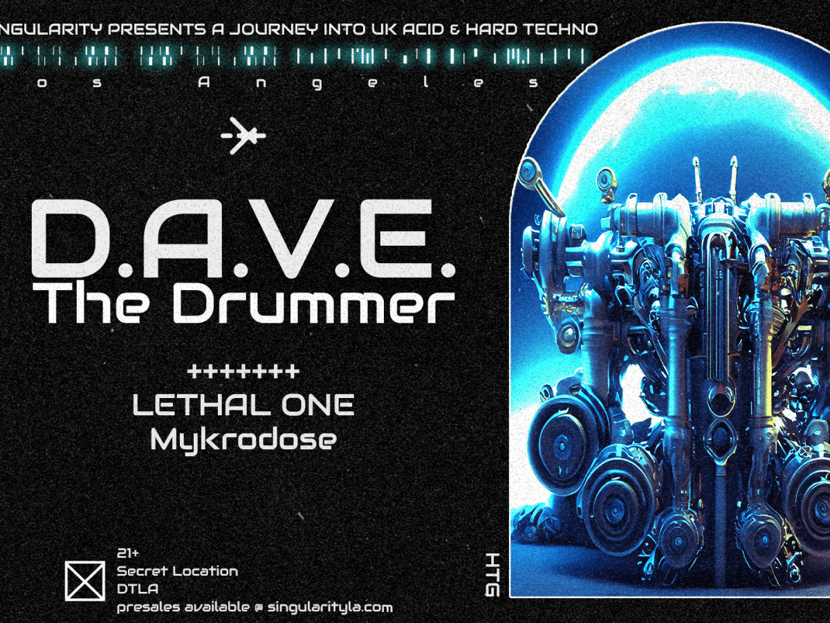 D.A.V.E. THE DRUMMER comes to LA for a rare&nbsp;performance